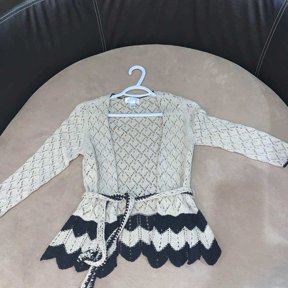 Woman’s crochet sweater